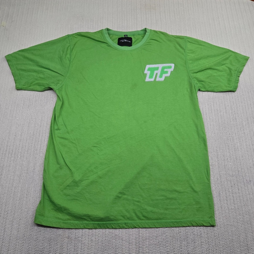 True Freshman Shirt Mens 3XL XXXL Green Logo Hip Hop Streetwear Short Sleeve